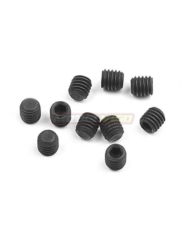 PISIONEROS MDV ACERO NEGRO ALTA CALIDAD 10PCS (M3X3)