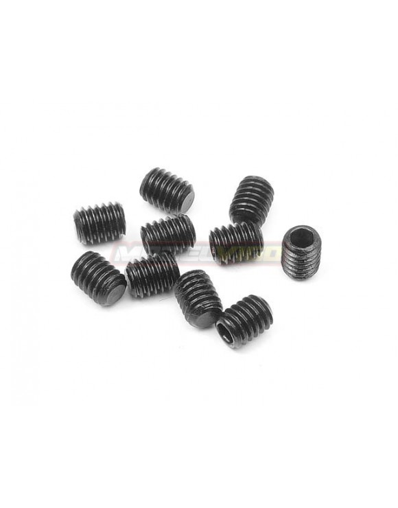 PISIONEROS MDV ACERO NEGRO ALTA CALIDAD 10PCS (M4X8)