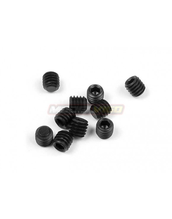 PRISIONEROS MDV ACERO NEGRO ALTA CALIDAD 10PCS (M4X4)