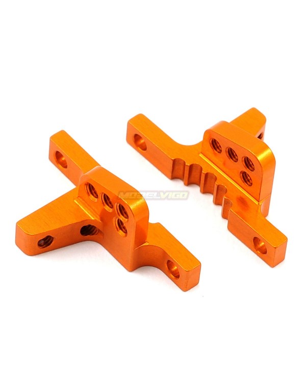 ALU UPPER CLAMP WITH 4 ADJ. ROLL-CENTERS (L+R) - ORANGE