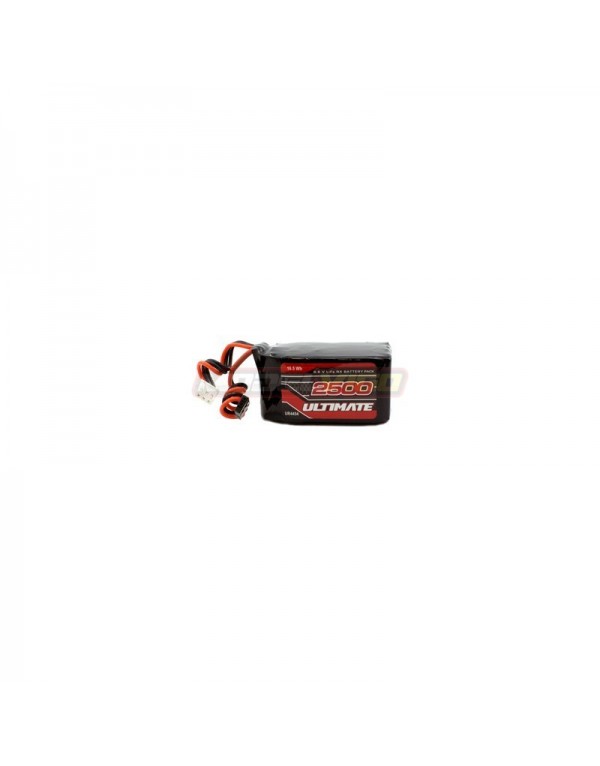 BATERÍA ULTIMATE LiFe RECEPTOR CUADRADA 6.6v. 2500mAh CONEXIÓN JR