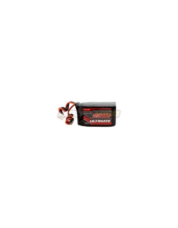 BATERÍA ULTIMATE LiFe RECEPTOR CUADRADA 6.6v. 2500mAh CONEXIÓN JR