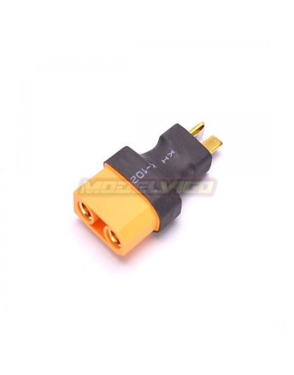 MDV ADAPTADOR XT90 HEMBRA A T-DEAN MACHO (1uni)