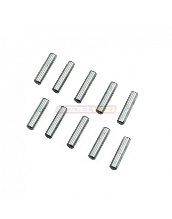 3X12.8 MM KIT PINS ACERO CROMADO (10U.)