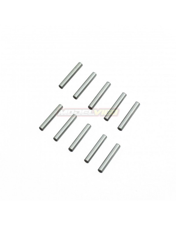 2.5X14.8 MM KIT PINS ACERO CROMADO (10U.)