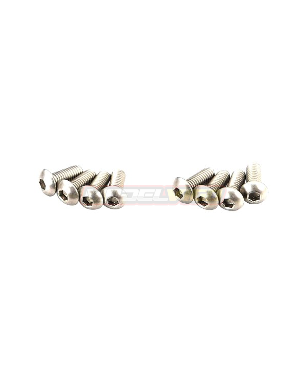 KYOSHO TORNILLOS DE TITANIO CABEZA REDONDA 3x8 (8uni)