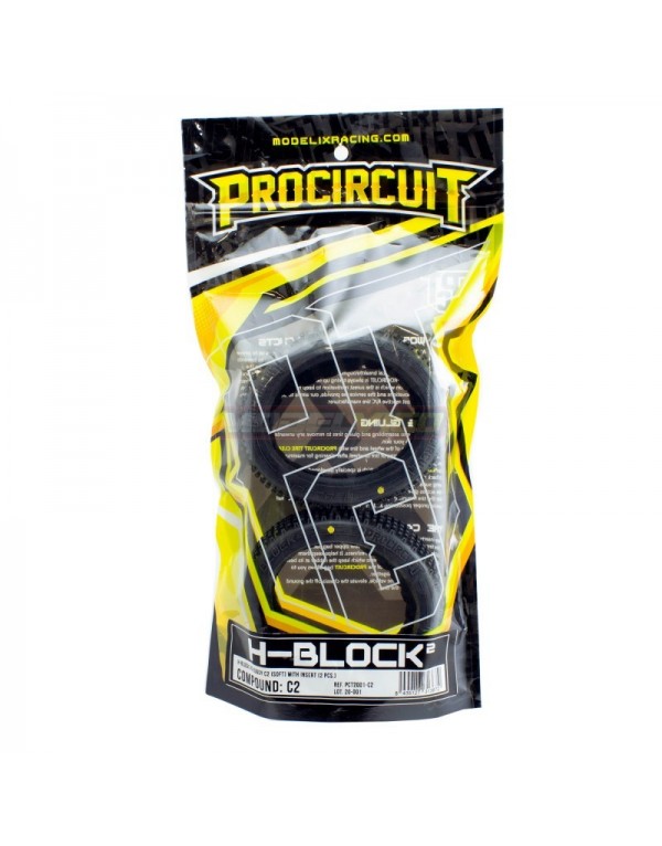 NEUMATICO PROCIRCUIT H-BLOCK V2 C1 (SUPER SOFT) CON INSERT (2 PCS.)