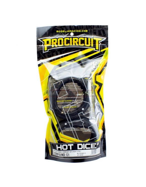 NEUMATICO HOT DICE V2 BUGGY C1 (SUPER SOFT) CON INSERT (2 PCS.)