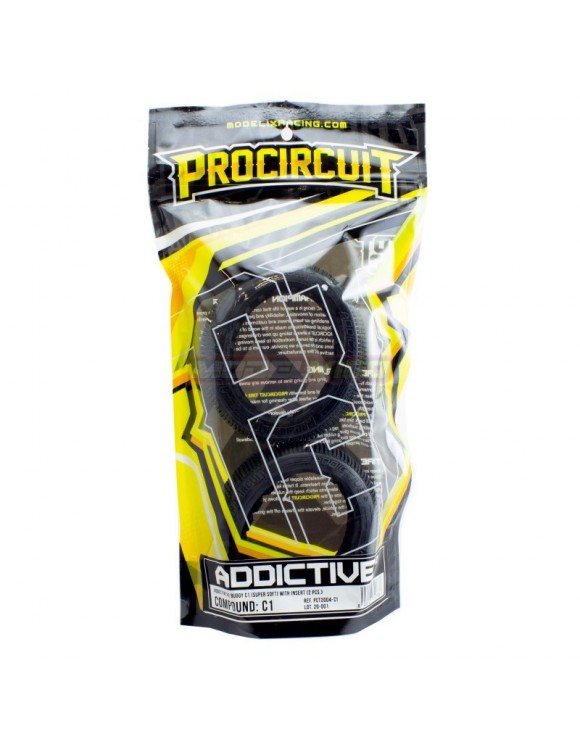 NEUMATICO ADDICTIVE V2 BUGGY C1 (SUPER SOFT) CON INSERT (2 PCS.)