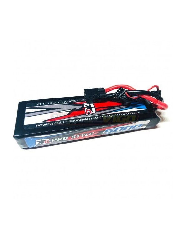 BATERIA LIPO RCPRO STYLE 3S 5000MAH 60C 11.1V TRX