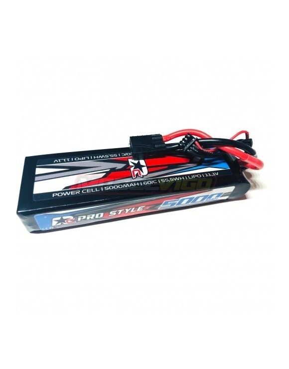 BATERIA LIPO RCPRO STYLE 3S 5000MAH 60C 11.1V TRX