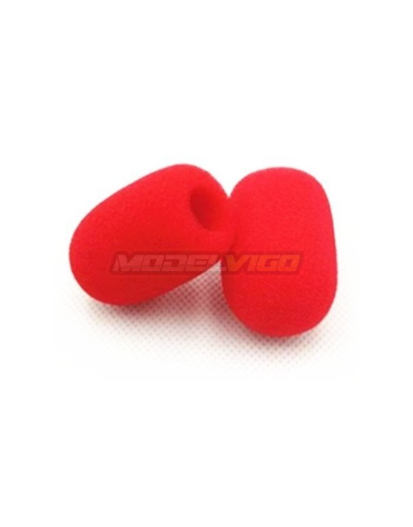 Esponja Protectora Cascos Eartec (1UNI) Rojo