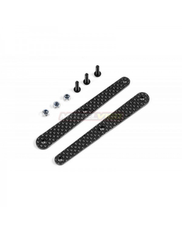 GRAPHITE INSERT FOR SHORT REAR COMPOSITE BRACE - SET -