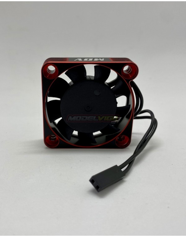 VENTILADOR MDV EN ALUMINIO 40mm ROJO