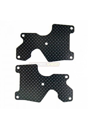 PLACA CARBONO TRAPECIO TRAS. MBX8R (1MM) (2U.)