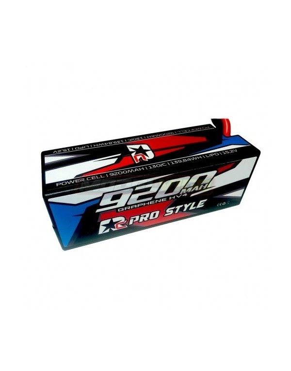 BATERIA LIPO RC PROSTYLE 9200 4S 130C XT90 15.2v HV4