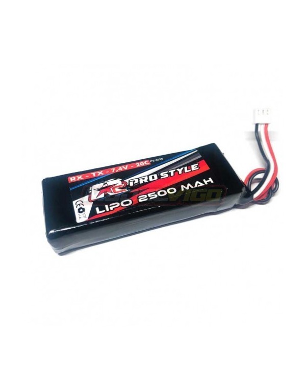 BATERIA LIPO PLANA RECEPTOR RC PROSTYLE 2500MAH