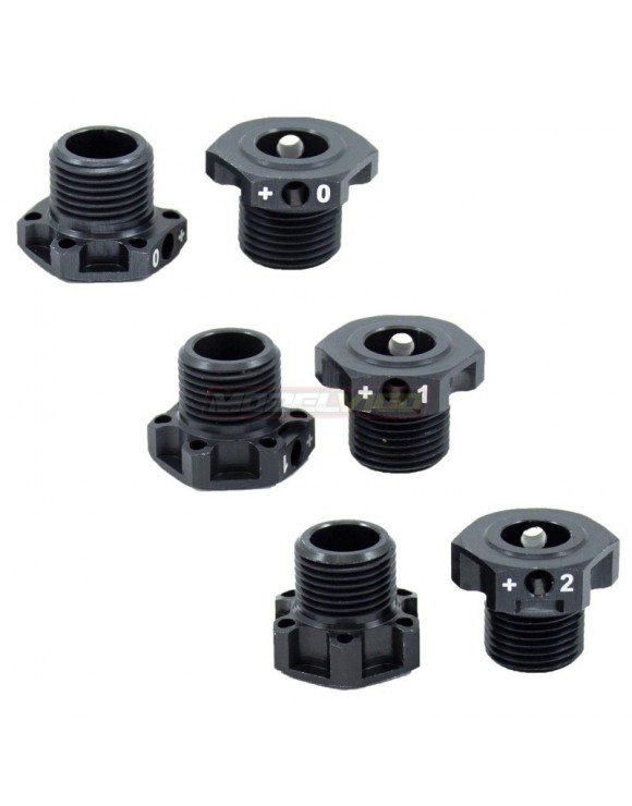 SET HEXÁGONOS RUEDA ALIGERADOS ULTIMATE +0/1/2MM (6U.)