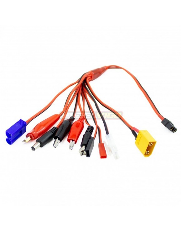 CABLE CARGA MULTICONECTORES CON CONECTOR XT60