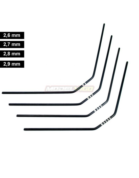 SET BARRAS ESTABILIZADORAS ULTIMATE TRASERAS MUGEN, ASSOCIATED, XRAY (4U)