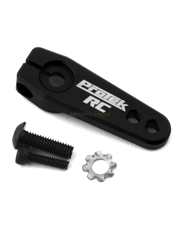 ProTek RC Aluminum Flat Clamping Servo Horn (Black) (25T-ProTek)