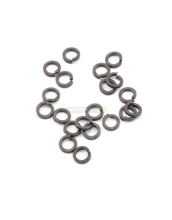 ProTek RC 3mm "High Strength" Black Lock Washers (20)