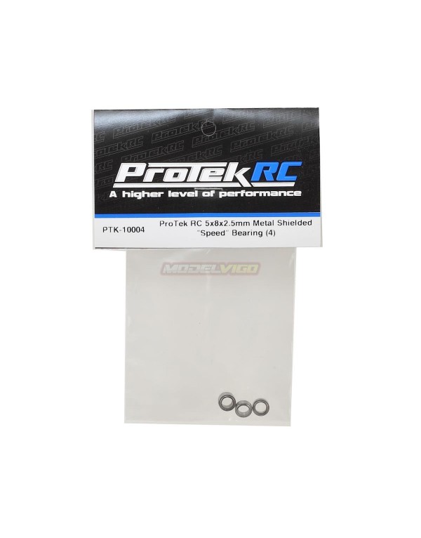 ProTek RC 5x8x2.5mm Metal Shielded "Speed" Bearing (4)