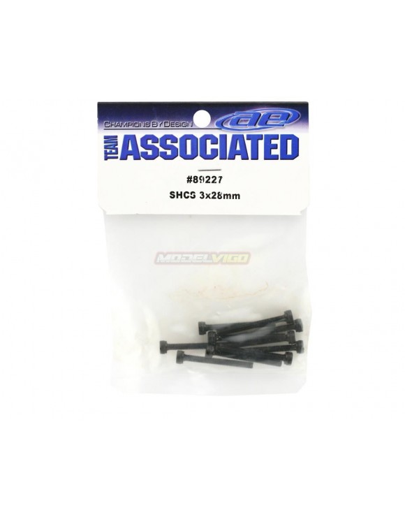 Team Associated 3x28mm SHC Screws (10)