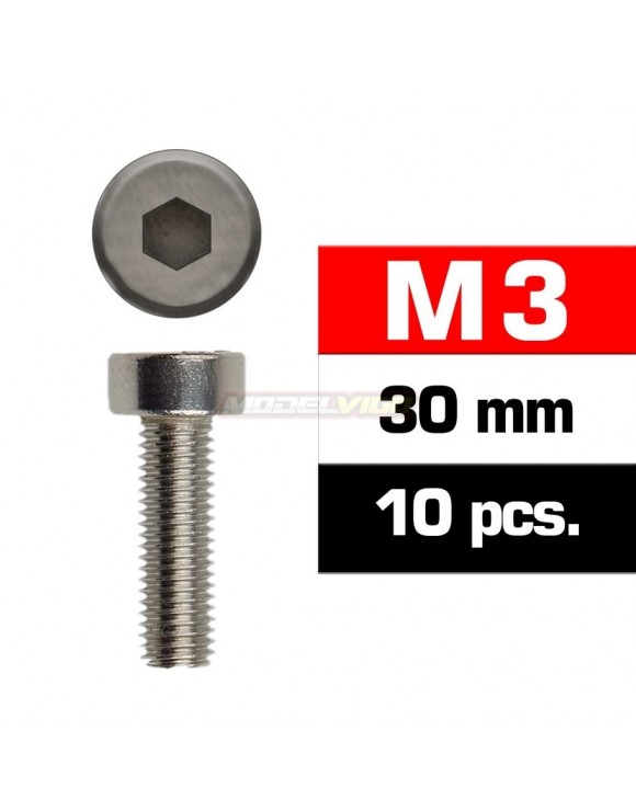 M3x30mm CAP HEAD SCREWS