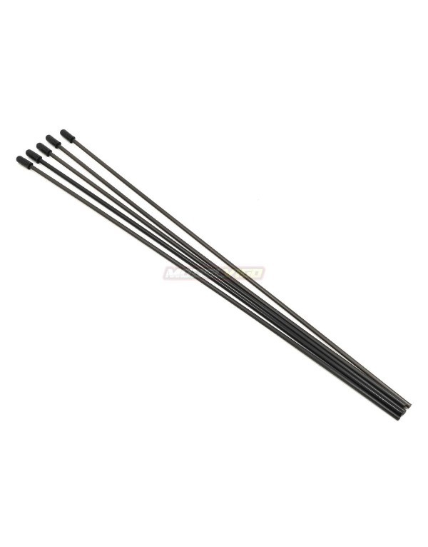 ProTek RC Antenna Tube w/Caps (Black) (5)