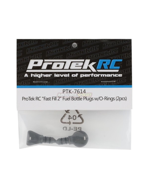 ProTek RC "Fast Fill 2" Fuel Bottle Plugs w/O-Rings (2)