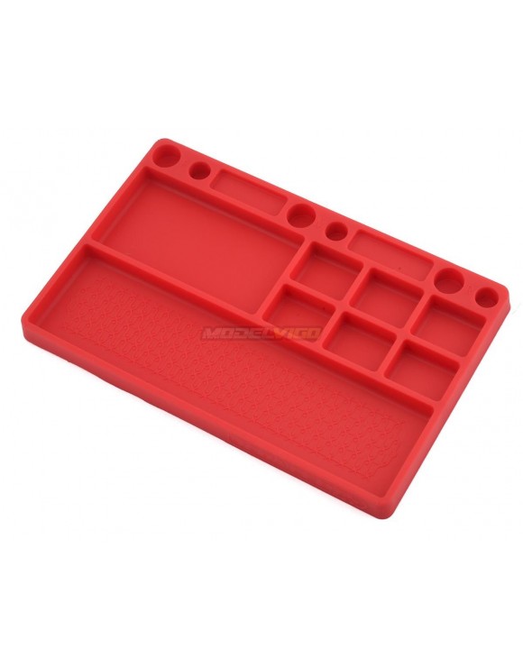 JConcepts Rubber Parts Tray (Red)