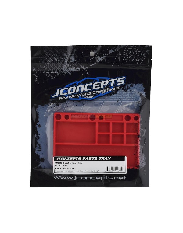 JConcepts Rubber Parts Tray (Red)