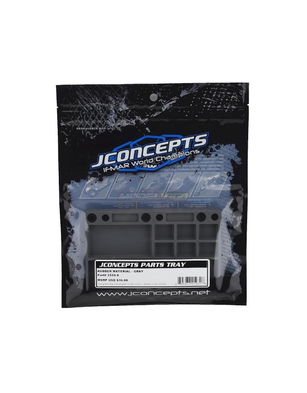 JConcepts Rubber Parts Tray (Grey)