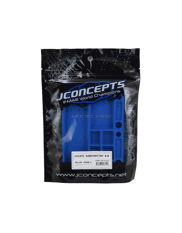 JConcepts Rubber Parts Tray (Blue)