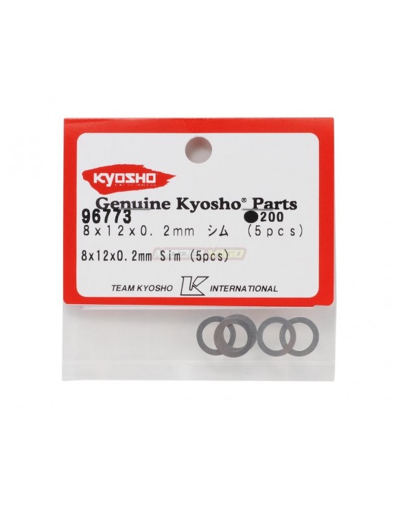 Kyosho 8x12x0.2mm Shim (5)