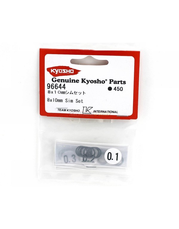 Kyosho 8x10mm Shim Set (10)