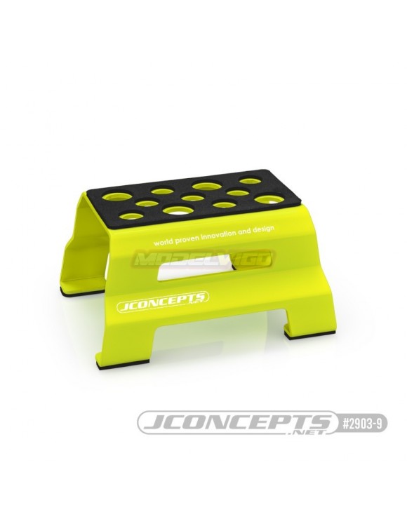 JConcepts Metal Car Stand (Yellow)