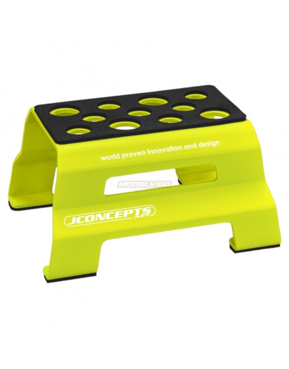 JConcepts Metal Car Stand (Yellow)