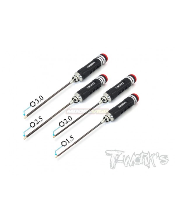 T-Works Kit Llaves Allen 1,5/2,0/2,5/3,0mm