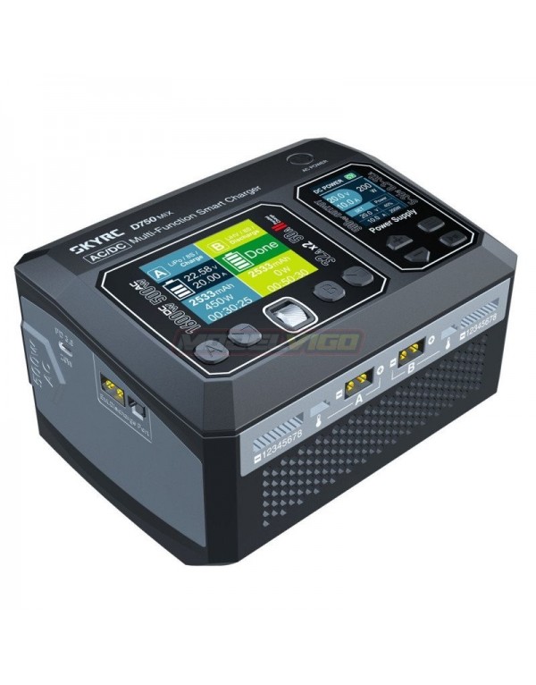 Cargador D750 lipo 1-8s 32a 500w ac skyrc