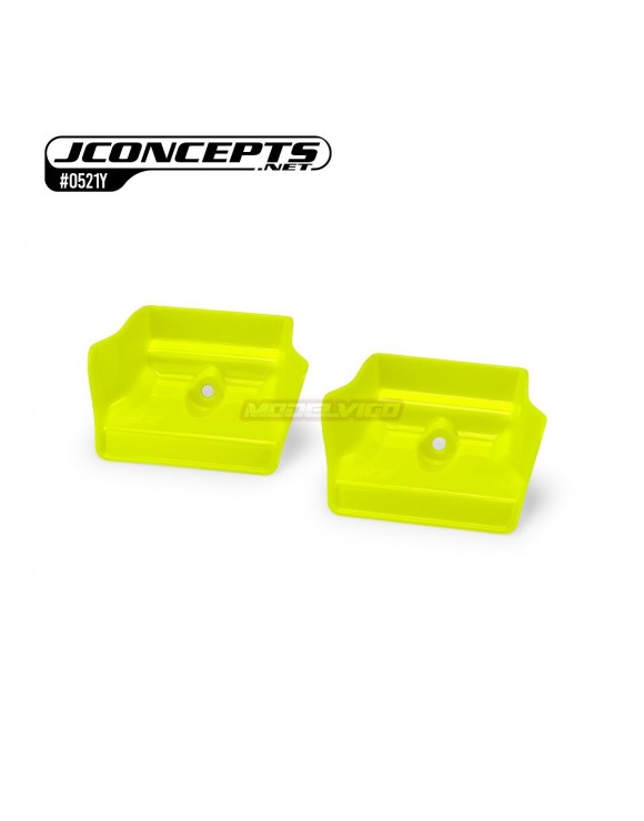 JConcepts Team Associated RC8B4.1 | RC8B4.1e injection molded front wing, yellow - 2pc