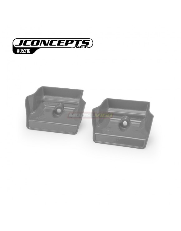 JConcepts Team Associated RC8B4.1 | RC8B4.1e injection molded front wing, yellow - 2pc