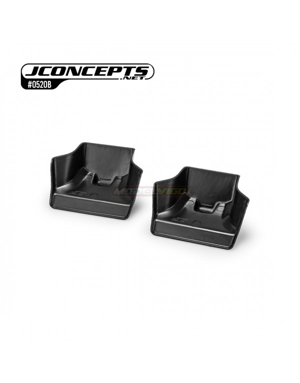 JConcepts Mugen MBX8 | MBX-8e | Sworkz S35-4 Evo injection molded front wing, black - 2pc